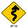 Señal preventiva SP10 SP 10