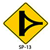 Señal preventiva SP13 SP 13