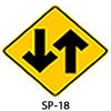 Señal preventiva SP18 SP 18