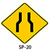 Señal preventiva SP20 SP 20