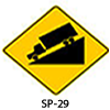 Señal preventiva SP29 SP 29