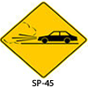 Señal preventiva SP45 SP45