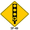 Señal preventiva SP49 SP 49