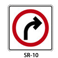 Señalamiento Restrictivo SR-10 SR10 SR 10