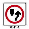 señal restrictiva SR-11A SR11A SR 11A