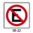 señal restrictiva SR-22 SR 22