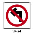 señal restrictiva SR24 SR-24