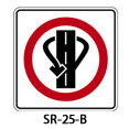 señal restrictiva SR25B SR 25B