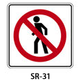 señal restrictiva SR 31 SR31