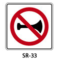 señal restrictiva SR33 SR 33