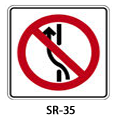 señal restrictiva SR35 SR 35